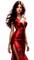 red brunette woman - png grátis Gif Animado