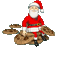Santa ißt Keks - Free animated GIF Animated GIF