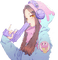 Anime girl ❤️ elizamio - Free PNG Animated GIF