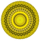 Yellow Mandala - PNG gratuit GIF animé