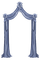 Kaz_Creations Deco Curtains Blue - 無料png アニメーションGIF