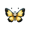 ♡§m3§♡ spring yellow butterfly bee animated - GIF animate gratis GIF animata