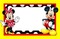image encre multicolore happy birthday Mickey Minnie Disney edited by me - gratis png animeret GIF