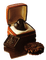 Box Chocolate Heart Brown Beige - Bogusia - ingyenes png animált GIF