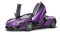 Car Violet Black - Bogusia - Free PNG Animated GIF