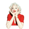 Madonna In Red - png gratis GIF animado