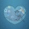 Background Jeans Blue Bird Heart - Bogusia - Free PNG Animated GIF