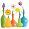 Vases with flowers. Leila - gratis png animerad GIF