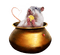 st. Patrick  mouse by nataliplus - Nemokamas animacinis gif