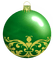 Kaz_Creations  Green Deco Christmas - δωρεάν png κινούμενο GIF