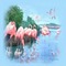 kikkapink spring fantasy summer flamingo - png gratis GIF animado