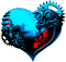 Steampunk.Heart.Blue.Red - ilmainen png animoitu GIF