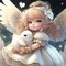 Fantasy baby girl by papuzzetto - GIF animé gratuit