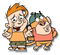 My Gym Partner Is A Monkey - gratis png animerad GIF