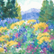 soave background animated vintage field flowers - Zdarma animovaný GIF animovaný GIF