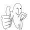 thumbs up - Бесплатный анимированный гифка