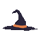 Halloween.Hat.Chapeau.Witch.Victoriabea - GIF animé gratuit GIF animé
