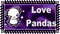 pandas stamp - png gratuito GIF animata