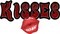 KISSES - darmowe png animowany gif