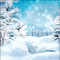 soave background animated winter forest blue - Ingyenes animált GIF animált GIF