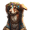 loly33 chien hippie - kostenlos png Animiertes GIF