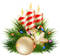 Kaz_Creations Deco Candles Baubles  Christmas Noel - PNG gratuit GIF animé