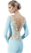 Woman Blue White - Bogusia - ilmainen png animoitu GIF