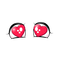 Heart eyes - darmowe png animowany gif