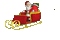 Santa verliert Päckchen - GIF animado gratis GIF animado