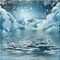 kikkapink winter animated background lake - GIF animé gratuit GIF animé