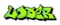 loser text lime green - PNG gratuit GIF animé