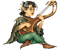 dolceluna vintage elf music - бесплатно png анимированный гифка
