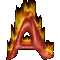 A en llamas - Gratis geanimeerde GIF geanimeerde GIF