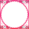 soave frame christmas winter circle flowers - Free PNG Animated GIF