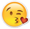 kissing love emoji