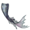 mermaid tail merenneito pyrstö - gratis png geanimeerde GIF