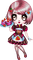 cookie doll deco tube girl puppe strawberry poupée - PNG gratuit GIF animé