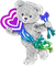 soave deco valentine bear toy cupid heart - Free PNG Animated GIF