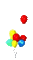floating balloons - Бесплатный анимированный гифка анимированный гифка