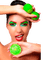 Kaz_Creations Woman-Femme-Fruit-Lime - PNG gratuit GIF animé