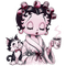 ♡§m3§♡ kawaii betty coffee boop pink - kostenlos png Animiertes GIF
