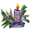 Kaz_Creations Christmas-Candle - ilmainen png animoitu GIF