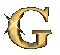Kaz_Creations Alphabets Glitter Sparkle Letter G