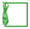 Frame Cravate Vert Déco:) - gratis png animeret GIF