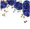 fleur, rose bleu ,barre,  gif, Pelageya - PNG gratuit GIF animé
