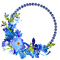 Round Florar Blue - By StormGalaxy05 - бесплатно png анимированный гифка