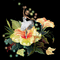 MMarcia gif flores bailarina  fundo fond - Nemokamas animacinis gif animuotas GIF