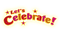 Kaz_Creations Logo Text Let's Celebrate - kostenlos png Animiertes GIF