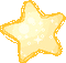cute yellow sparkly star - GIF animé gratuit GIF animé