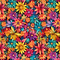 sm3 floral summer red glow animated pattern gif - Бесплатни анимирани ГИФ анимирани ГИФ